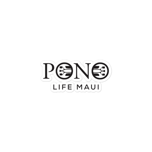 PONO Life Maui Bubble-free stickers